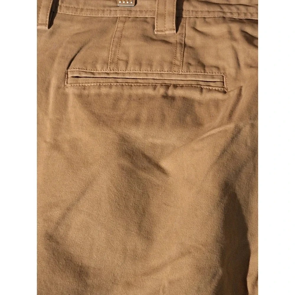 Weatherproof Mens Tan Relaxed Fit Utility Cargo Pants 40x32 Outdoor Casual Work